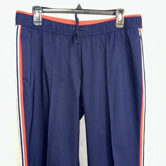 made for life L Navy Coral White Tux Stripe Track Pants - Picture 3 of 9